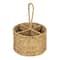 Hello Honey® 11.5" Natural Round Seagrass 4-Section Caddy